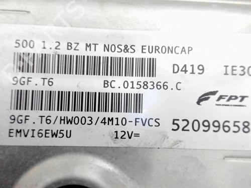 Engine control unit (ECU) FIAT 500 (312_) 1.2 (312AXA1A) | BP37275270M57 - Image 2
