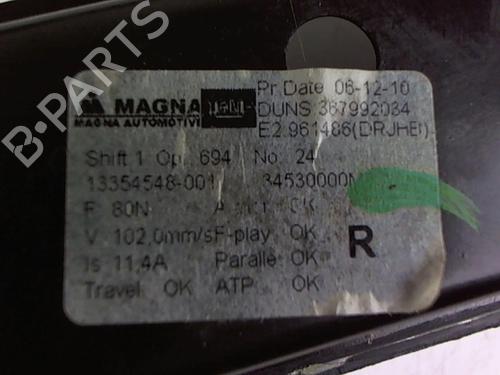 Front right window mechanism OPEL MERIVA B MPV (S10) 1.7 CDTI (75) | BP20391666C23 