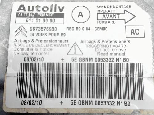 Used ECU airbags ECU airbags CITROËN BERLINGO Box Body/MPV (B9) 1.6 HDi 75 (75 hp) 36173136 36173136