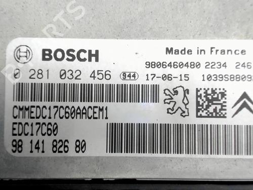 Engine control unit (ECU) CITROËN BERLINGO Box Body/MPV (B9) 1.6 BlueHDi 100 | BP29374892M57 