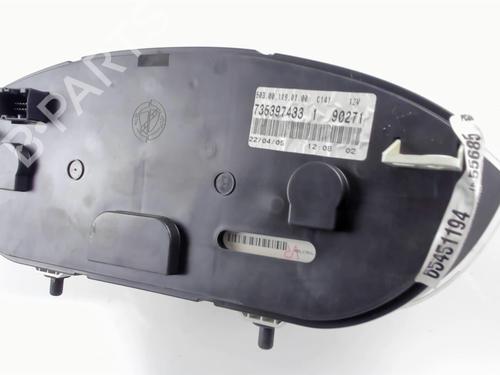 Instrument cluster LANCIA MUSA (350_) 1.9 D Multijet (350.AXC1A) | BP20451367C47 