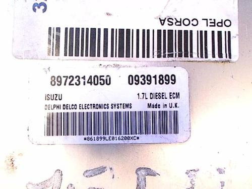 Engine control unit (ECU) OPEL CORSA C (X01) 1.0 (F08, F68) | BP20438191M57