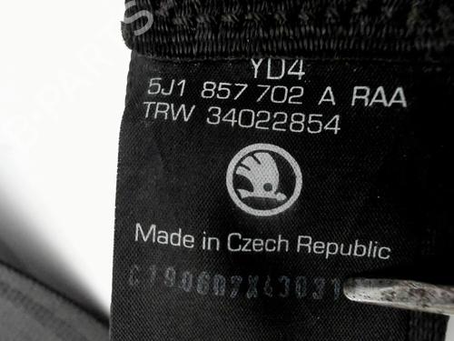 Used Front right seatbelt Front right seatbelt SKODA FABIA II (542) [2006-2014] 33993819 33993819
