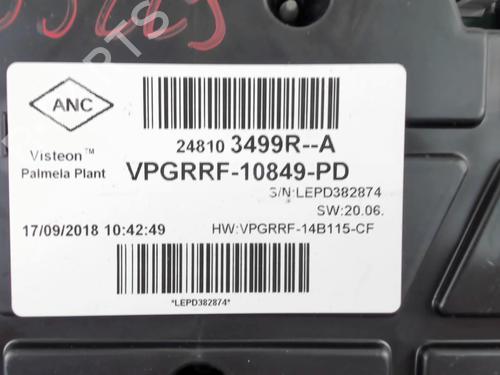 Used Instrument cluster Instrument cluster RENAULT CAPTUR I (J5_, H5_) 0.9 TCe 90 (90 hp) 20469704 20469704