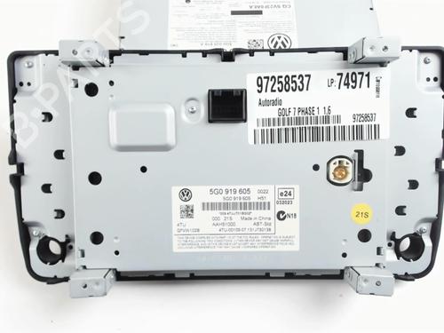 Radio VW GOLF VII (5G1, BQ1, BE1, BE2) 1.6 TDI | BP22227719E6 