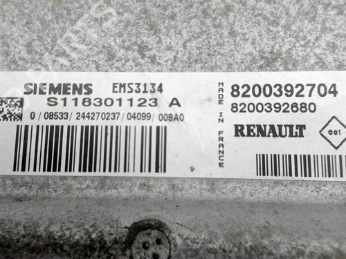 Engine control unit (ECU) RENAULT CLIO III (BR0/1, CR0/1) | BP38101232M57 - Image 2