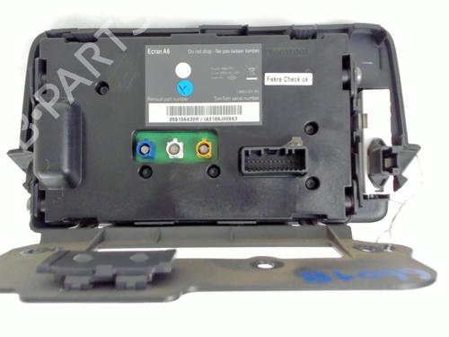 Used Display monitor Display monitor RENAULT CLIO III (BR0/1, CR0/1) 1.5 dCi (C/BR0G, C/BR1G) (68 hp) 20443623 20443623