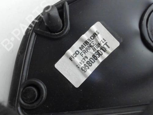 Right mirror PEUGEOT 207 SW (WK_) 1.6 HDi | BP32350197C27