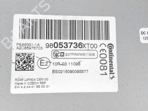 Radio CITROËN DS3 (SA_) 1.6 HDi 90 | BP20463363E6 