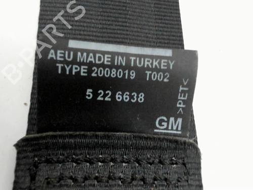 Used Front right seatbelt Front right seatbelt OPEL COMBO Box Body/MPV (X12) 1.3 CDTI (B05) (95 hp) 26666506 26666506
