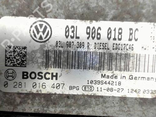 Engine control unit (ECU) VW GOLF VI (5K1) 2.0 TDI | BP29921705M57