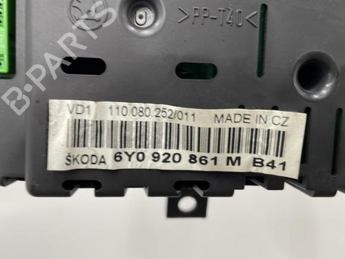 Instrument cluster SKODA FABIA I (6Y2) 1.2 | BP20438248C47 