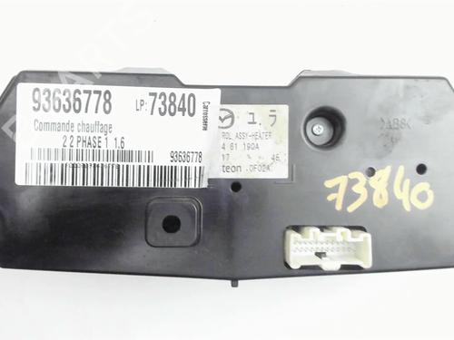 Climate control MAZDA 2 (DE_, DH_) 1.6 MZ-CD | BP20418115I5 