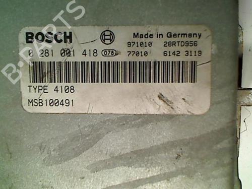 Engine control unit (ECU) ROVER 200 II Hatchback (RF) 220 SDi | BP20410972M57 