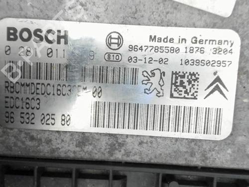 Engine control unit (ECU) PEUGEOT 206 Hatchback (2A/C) 1.4 HDi eco 70 | BP28498664M57
