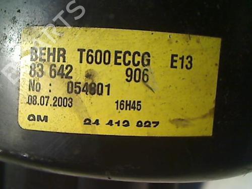 Used Heater blower motor OPEL ZAFIRA A MPV (T98) 2.0 DI 16V (F75) (82 hp) 20478652
