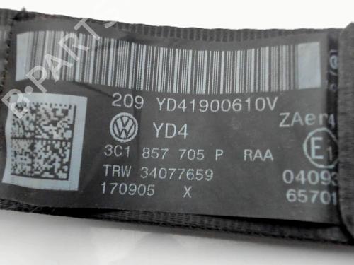 Venstre foran beltestrammer VW PASSAT B6 Variant (3C5) 2.0 TDI 16V | BP29921672C87 