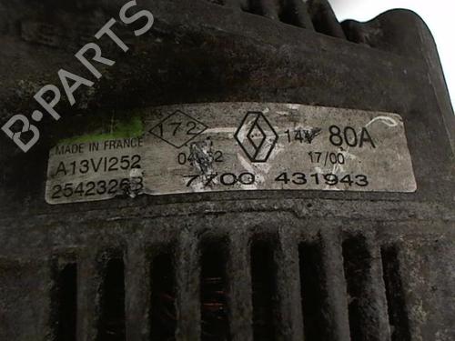 Alternator RENAULT MEGANE I (BA0/1_) 1.9 dTi (BA08, BA0N) | BP20407559M7