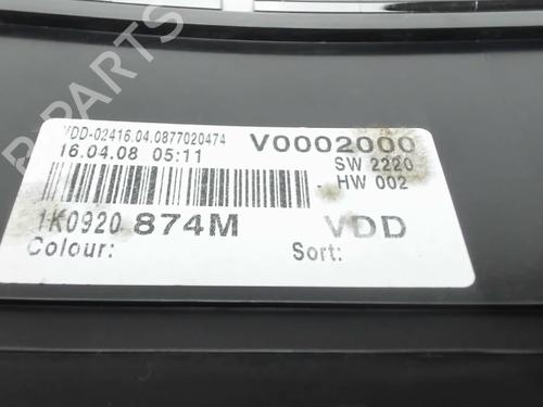 Instrument cluster VW GOLF V (1K1) 1.9 TDI | BP22599863C47 