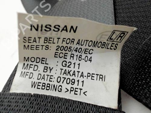 Pretensor trasero derecho NISSAN NAVARA NP300 (D40) 3.0 dCi 4WD | BP30688856C90