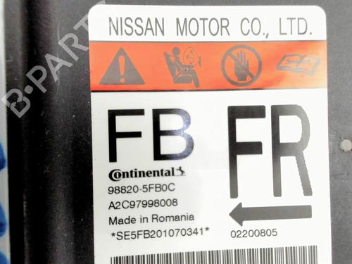 ECU airbags NISSAN MICRA V (K14) 1.0 IG-T 100 | BP24473653M53 