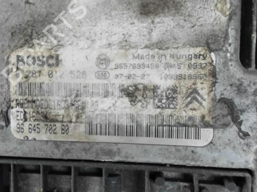 Engine control unit (ECU) PEUGEOT 206 Hatchback (2A/C) 1.4 HDi eco 70 | BP27385528M57 