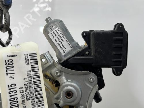 Used Front right window mechanism Front right window mechanism TOYOTA VERSO (_R2_) 2.0 D-4D (AUR20_, AUR20R) (126 hp) 32736121 32736121
