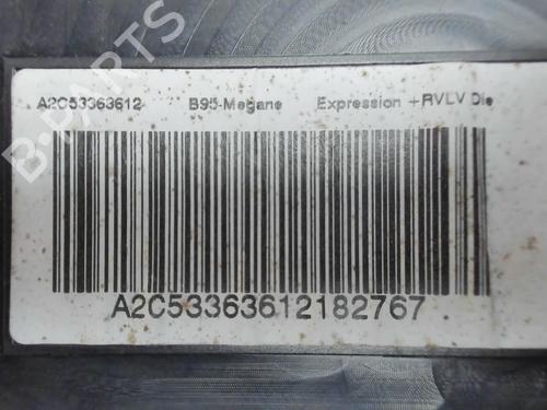 Instrument cluster RENAULT MEGANE III Hatchback (BZ0/1_, B3_) 1.5 dCi (BZ09, BZ0D, BZ1W, BZ29, BZ14) | BP20412910C47 