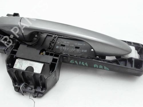 Rear right exterior door handle MERCEDES-BENZ GLK-CLASS (X204) 220 CDI 4-matic (204.984, 204.997) | BP20441103C130 