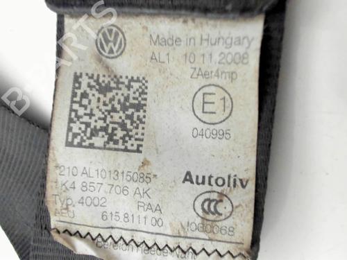 Front right seatbelt VW GOLF VI (5K1) 2.0 TDI | BP32264134I25  - Image 6