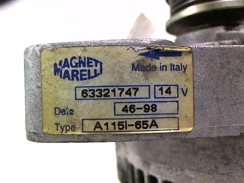 Alternator FIAT PUNTO (176_) 60 1.2 (176AP, 176AR, 176AQ, 176BB) | BP20459997M7 