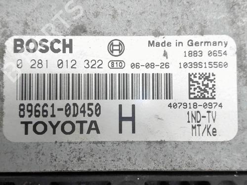 Engine control unit (ECU) TOYOTA YARIS (_P9_) 1.4 D-4D (NLP90_, NLP90R) | BP28361684M57 
