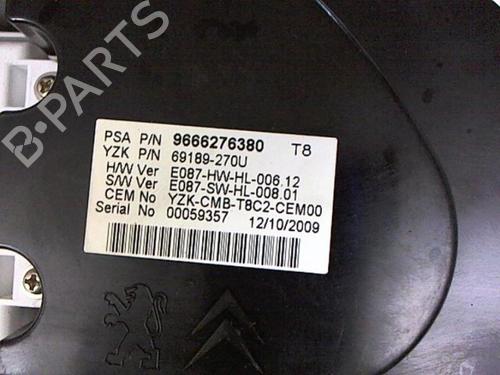 Used Instrument cluster PEUGEOT 3008 I MPV (0U_) 1.6 HDi (109 hp) 20415745