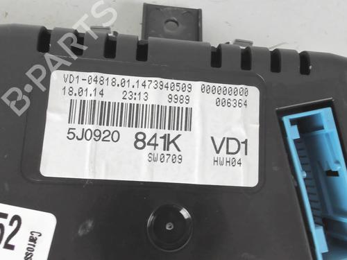 Used Instrument cluster SKODA FABIA II (542) 1.6 TDI (75 hp) 20450003