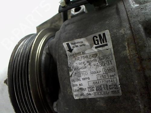 Used AC compressor SAAB 9-5 (YS3E) 1.9 TiD (150 hp) 20392498