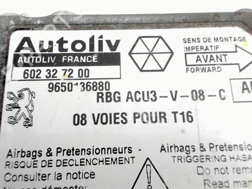 Kollisjonspute styreenhet PEUGEOT 206 CC (2D) 1.6 16V (2DNFUF, 2DNFUR) | BP27409221M53 