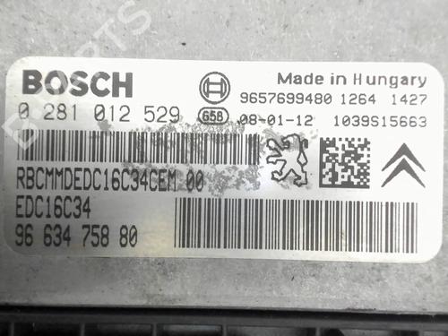 Used Engine control unit (ECU) Engine control unit (ECU) PEUGEOT 207 (WA_, WC_) 1.4 HDi (68 hp) 34635637 34635637