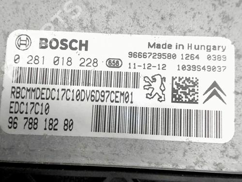 Engine control unit (ECU) CITROËN C3 Picasso (SH_) 1.6 HDI 90 | BP29921633M57 - Image 2