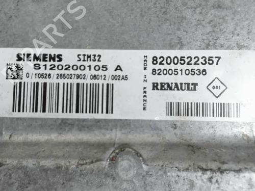 Engine control unit (ECU) RENAULT CLIO III (BR0/1, CR0/1) 1.2 16V (BR02, BR0J, BR11, CR02, CR0J, CR11) | BP27638480M57 