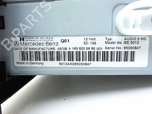 Radio MERCEDES-BENZ B-CLASS Sports Tourer (W245) B 200 CDI (245.208) | BP20454773E6 