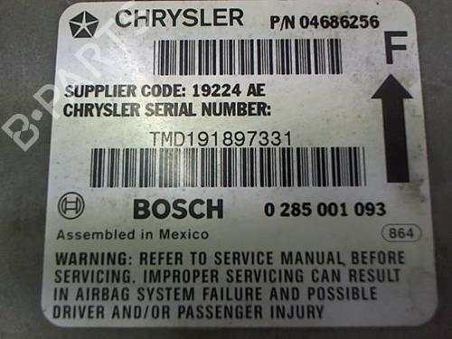 ECU airbags CHRYSLER VOYAGER / GRAND VOYAGER III (GS_, NS_) 2.5 TD | BP20457243M53 