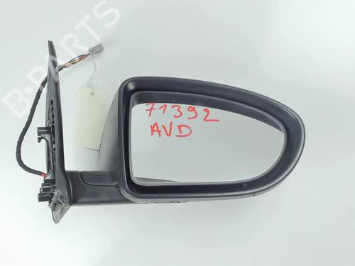 Right mirror NISSAN QASHQAI / QASHQAI +2 I (J10, NJ10, JJ10E) 1.5 dCi | BP20405428C27 