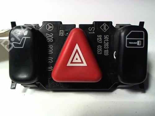 Used Warning switch MERCEDES-BENZ E-CLASS (W210) E 200 CDI (210.007) (116 hp) 20408369