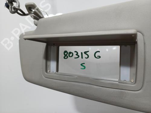 Used Left sun visor Left sun visor 37252221 37252221