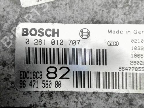 Computer motormanagement PEUGEOT 206 Hatchback (2A/C) 1.4 HDi eco 70 | BP29375005M57 
