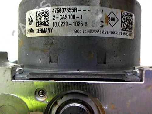 ABS pump RENAULT MEGANE IV Grandtour (K9A/M/N_) 1.5 dCi 110 | BP20392477M43 