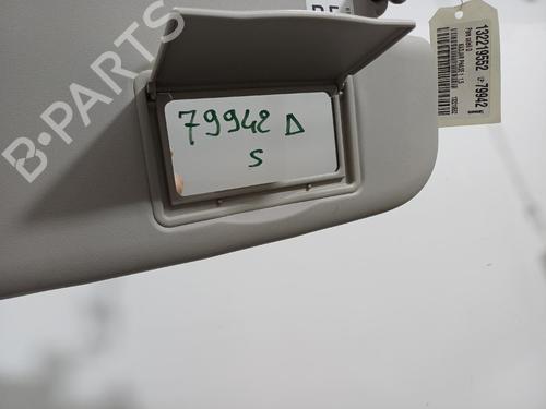 Used Right sun visor Right sun visor 39179378 39179378