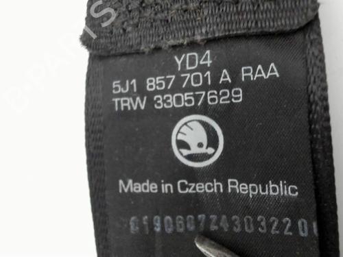 Front left seatbelt SKODA FABIA II (542) | BP33993820I26 - Image 2