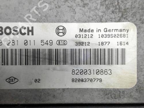 Engine control unit (ECU) RENAULT SCÉNIC II (JM0/1_) 1.9 dCi (JM0G, JM12, JM1G, JM2C) | BP25652338M57 