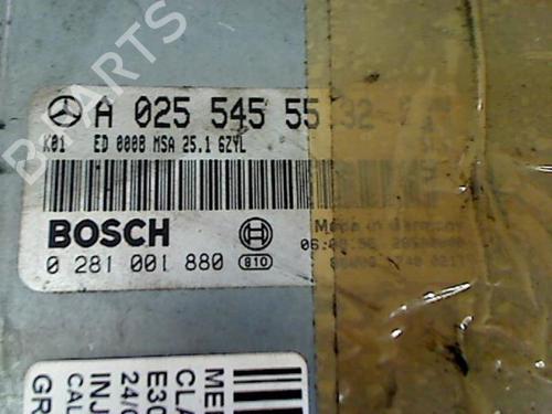 Engine control unit (ECU) MERCEDES-BENZ E-CLASS (W210) E 300 Turbo-D (210.025) | BP20456235M57 